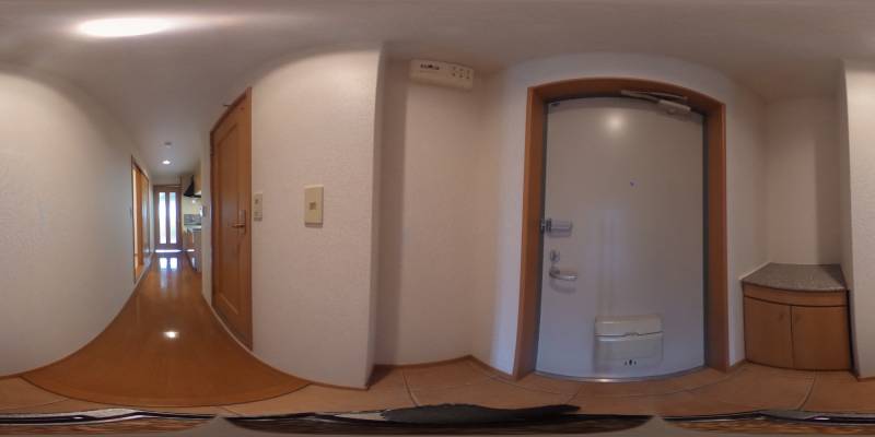 パノラマ画像玄関