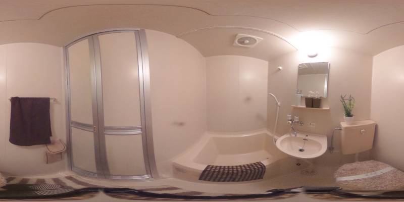 パノラマ画像バスルーム