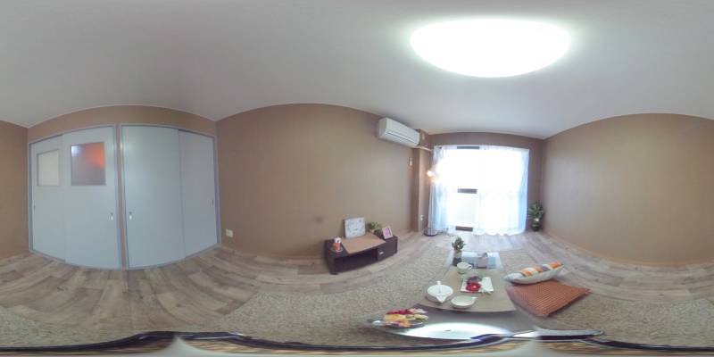 パノラマ画像洋室