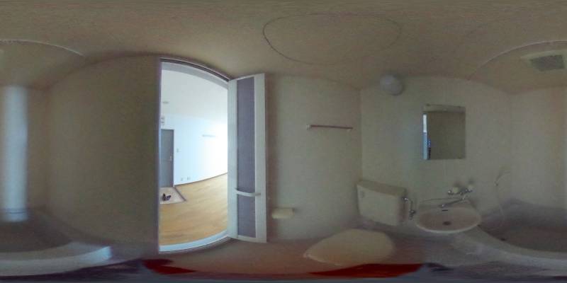 パノラマ画像バスルーム