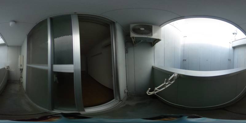 パノラマ画像バルコニー