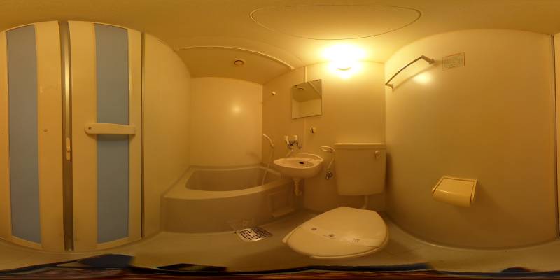 パノラマ画像バスルーム