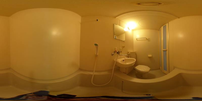 パノラマ画像バスルーム