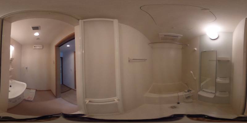 パノラマ画像バスルーム