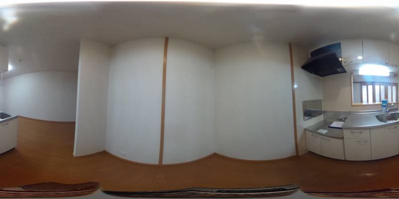 パノラマ画像キッチン