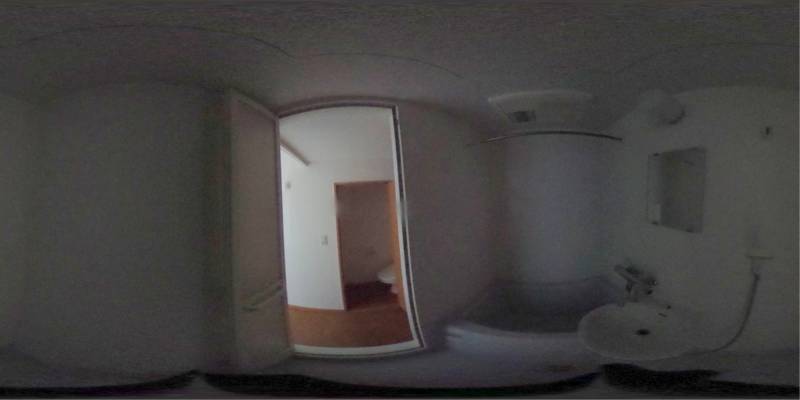 パノラマ画像バスルーム