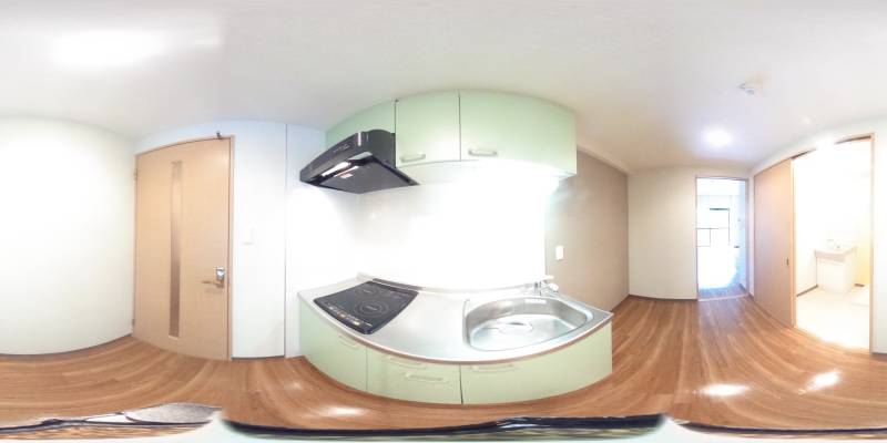 パノラマ画像キッチン