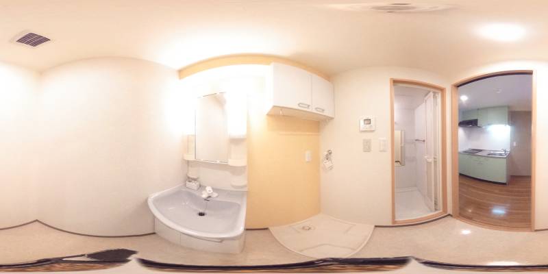 パノラマ画像洗面所