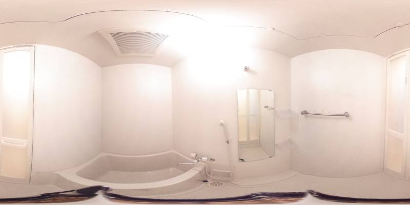 パノラマ画像バスルーム