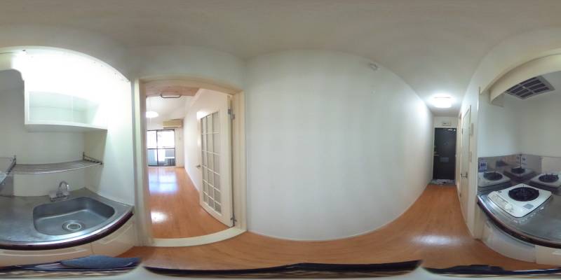 パノラマ画像キッチン