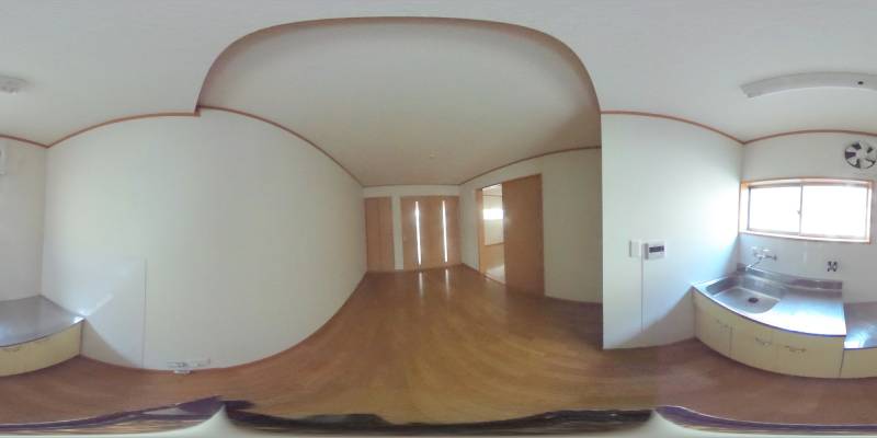 パノラマ画像キッチン