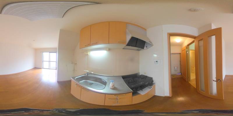 パノラマ画像キッチン