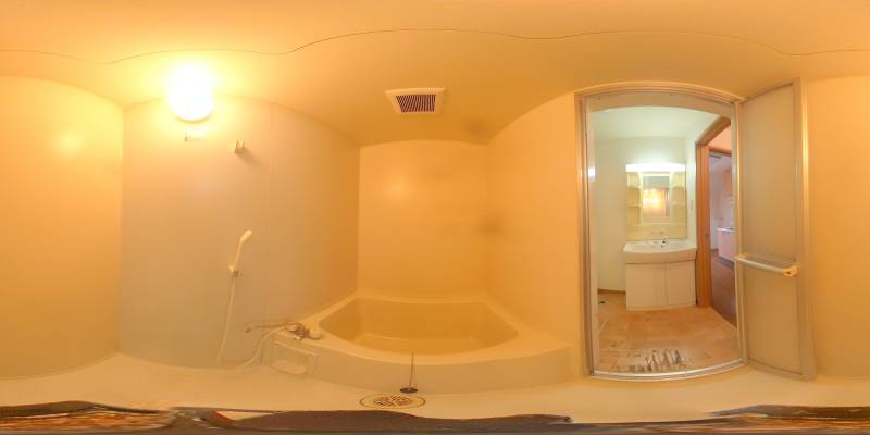 パノラマ画像バスルーム