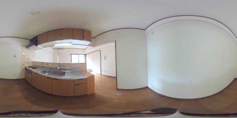 パノラマ画像キッチン
