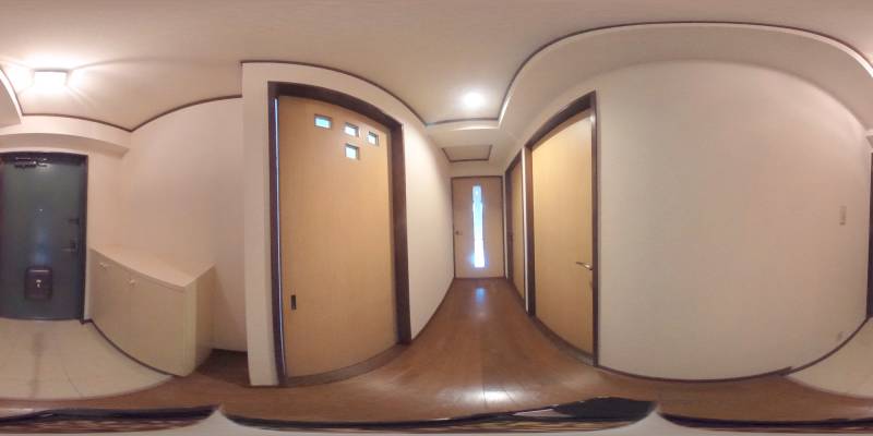 パノラマ画像玄関