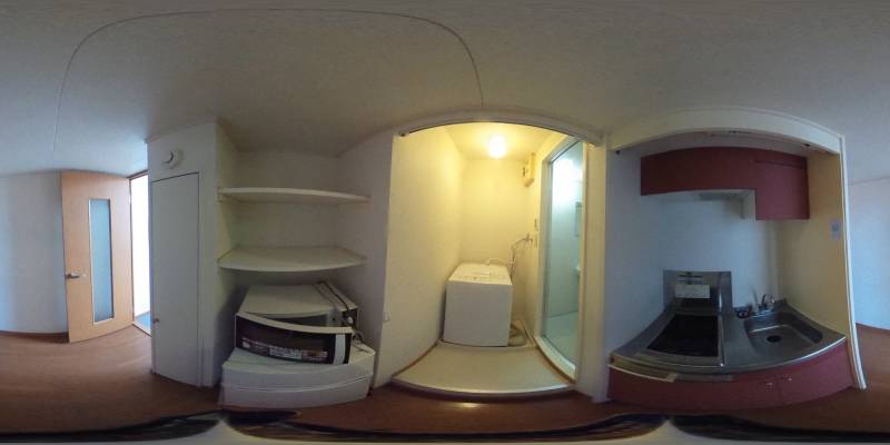 パノラマ画像キッチン