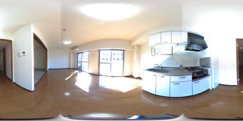 パノラマ画像キッチン