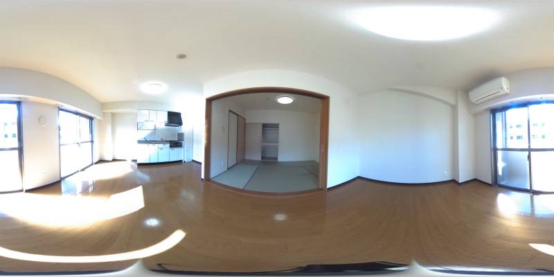 パノラマ画像リビング