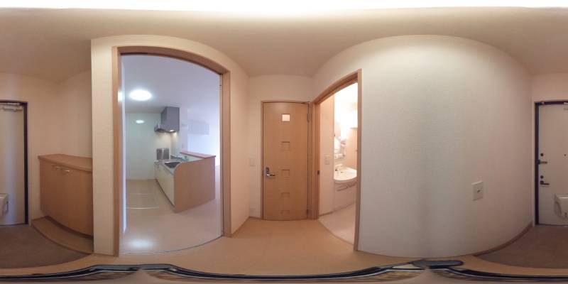 パノラマ画像玄関