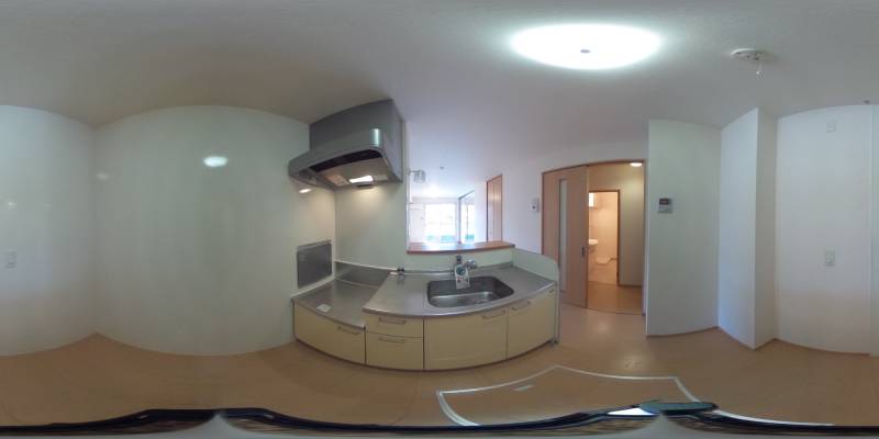 パノラマ画像キッチン