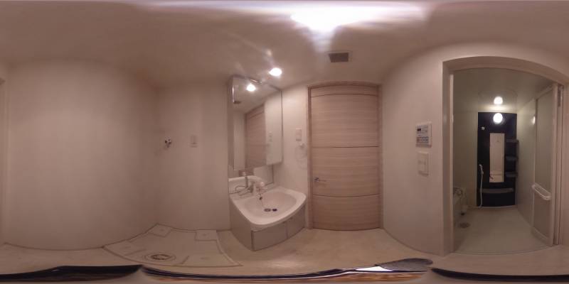 パノラマ画像洗面所