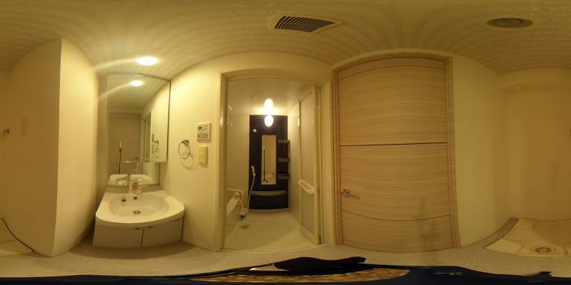 パノラマ画像洗面所