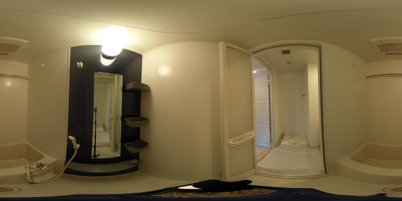 パノラマ画像バスルーム