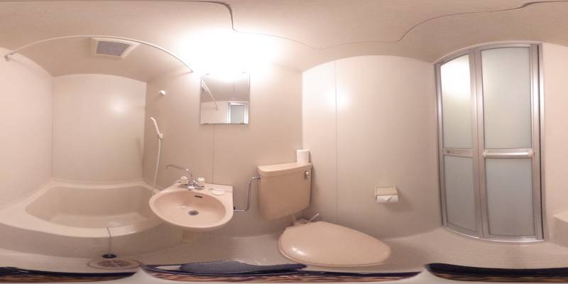 パノラマ画像バスルーム