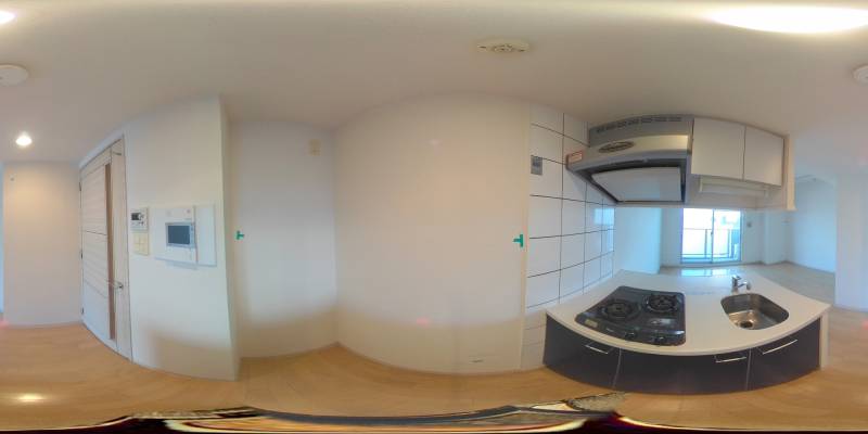 パノラマ画像キッチン