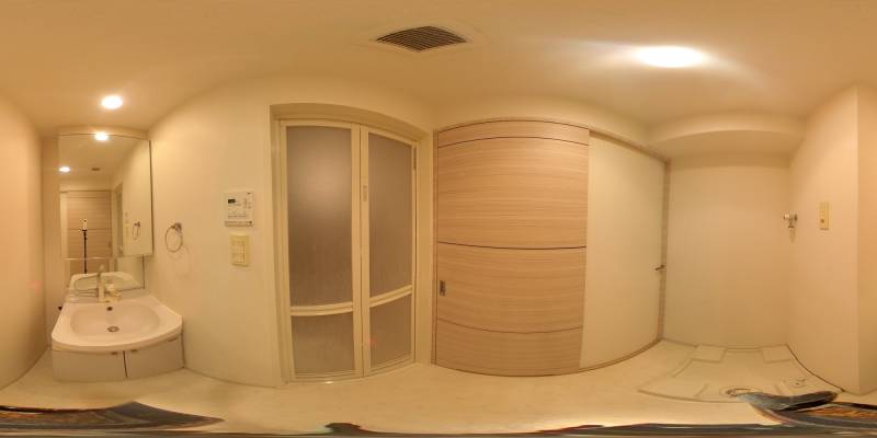 パノラマ画像洗面所