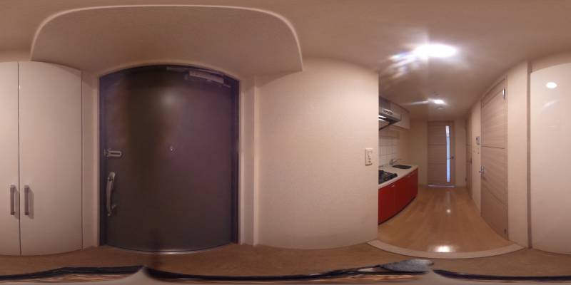 パノラマ画像玄関