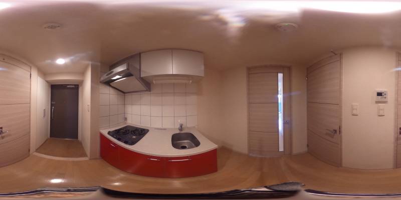 パノラマ画像キッチン