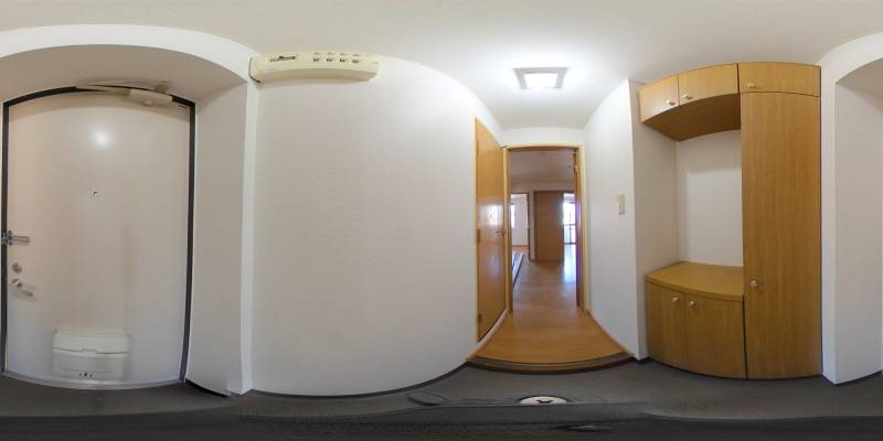 パノラマ画像玄関