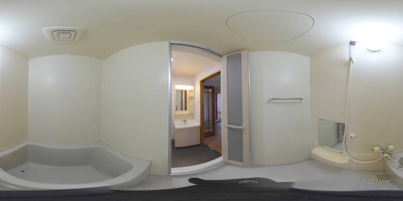 パノラマ画像バスルーム