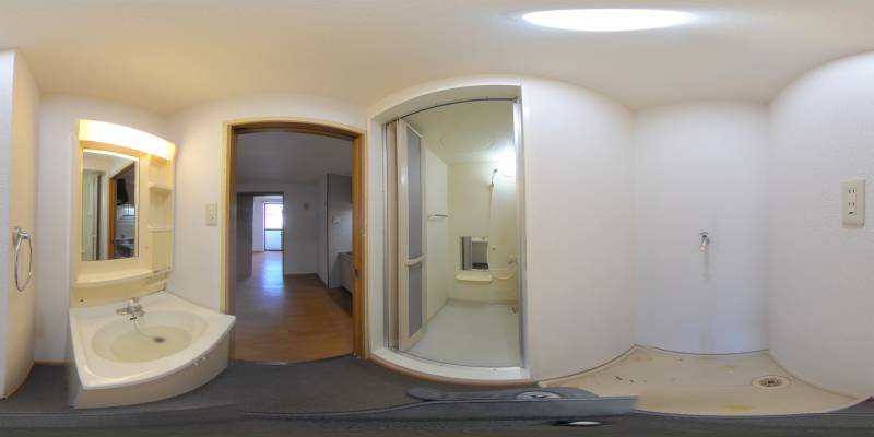 パノラマ画像洗面所