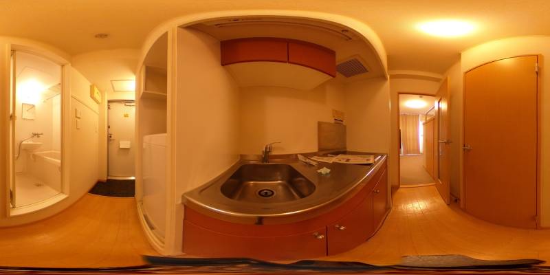 パノラマ画像キッチン