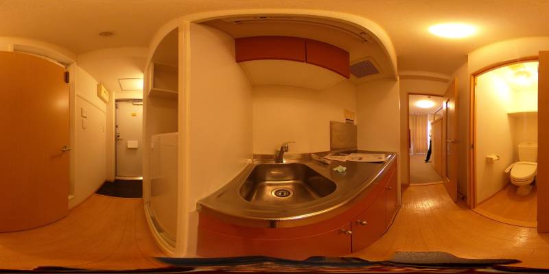 パノラマ画像キッチン