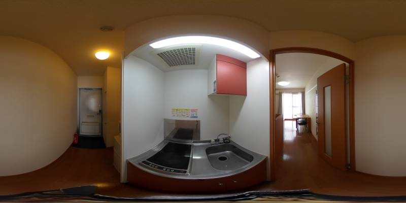 パノラマ画像キッチン