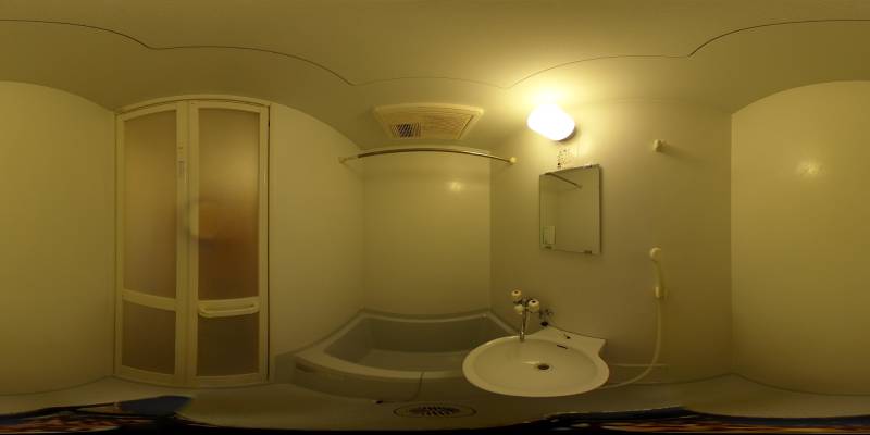 パノラマ画像バスルーム