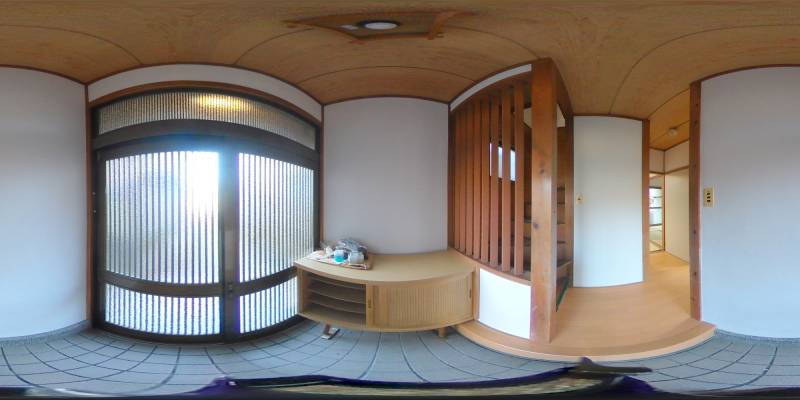 パノラマ画像玄関