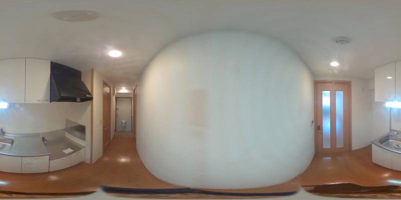 パノラマ画像キッチン