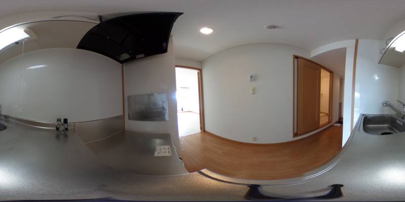 パノラマ画像キッチン