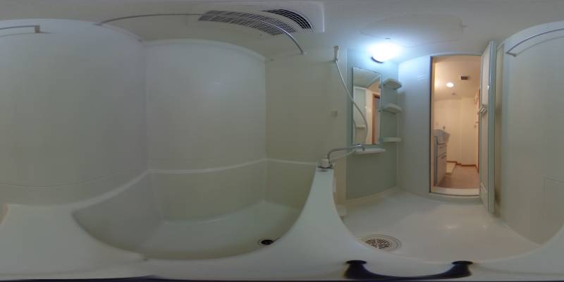 パノラマ画像バスルーム