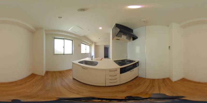 パノラマ画像キッチン