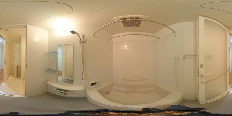 パノラマ画像バスルーム