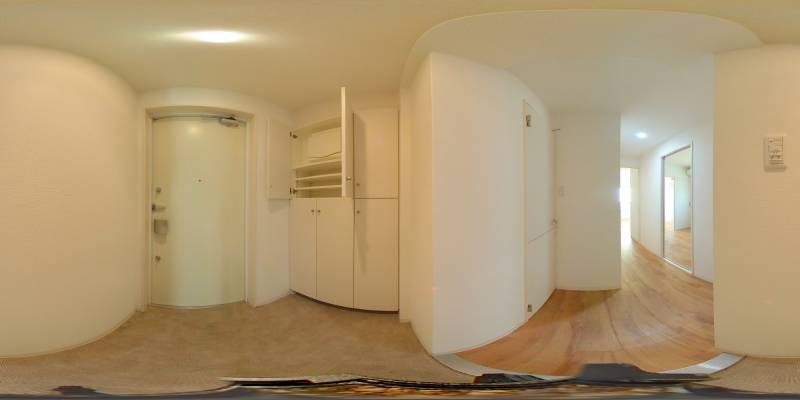 パノラマ画像玄関