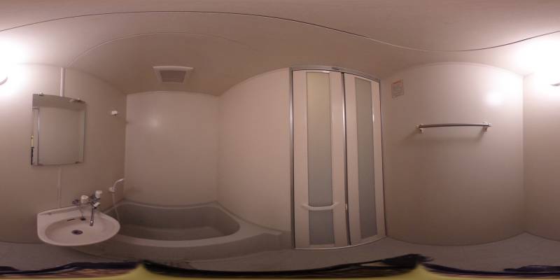 パノラマ画像バスルーム