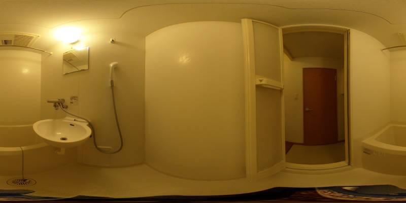 パノラマ画像バスルーム