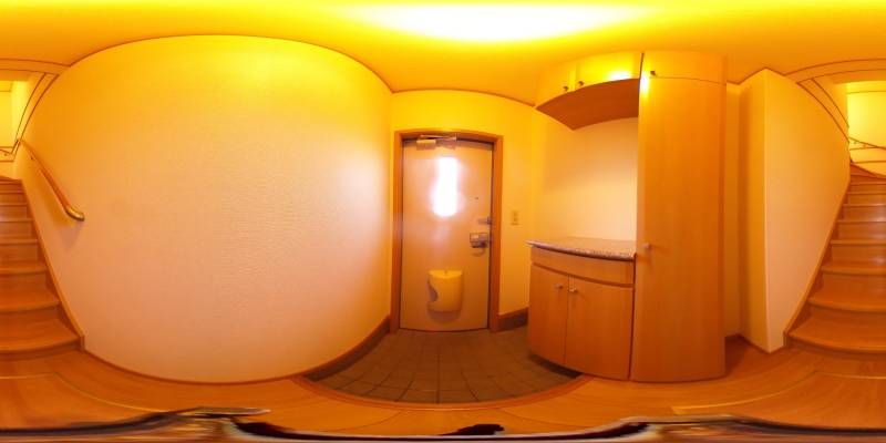 パノラマ画像玄関