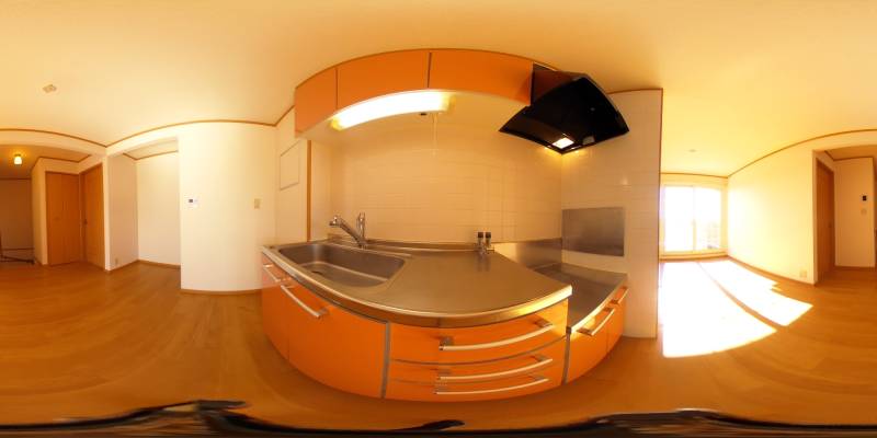 パノラマ画像キッチン